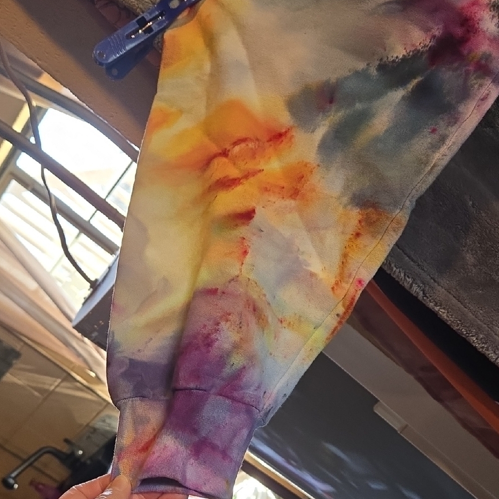 Multicolor Tie-Dye Hoodie - Picture 2 of 8
